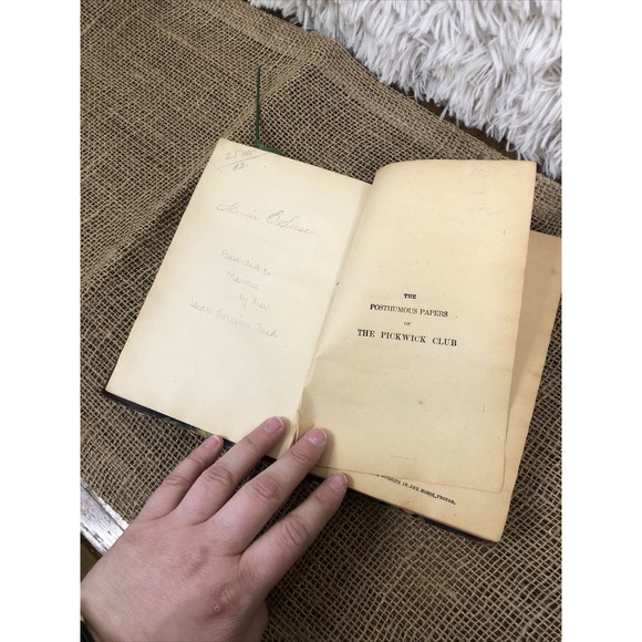 The Posthumous Papers Of The Pickwick Club Charles Dickens Reprint of First Ed. - Picture 3 of 12